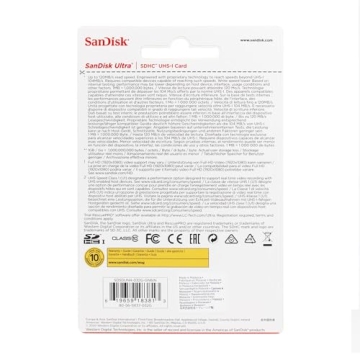 SanDisk Ultra 32GB Class 10 Memory Card - 80MB/s