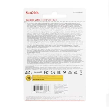 SanDisk Ultra 32GB Class 10 Memory Card - 80MB/s