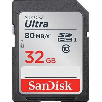 SanDisk Ultra 32GB Class 10 Memory Card - 80MB/s