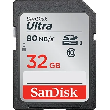 SanDisk Ultra 32GB Class 10 Memory Card - 80MB/s