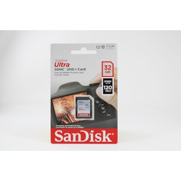 SanDisk Ultra 32GB Class 10 Memory Card - 80MB/s