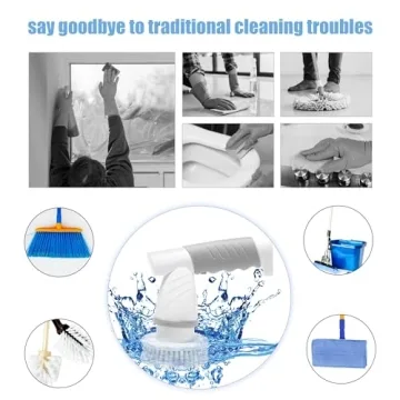 Effortless Cleaning with the SZFIXEZ Electric Spin Scrubber