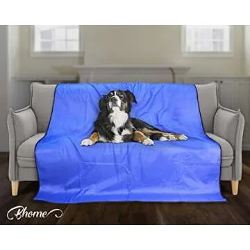 TEEHOME Waterproof Blanket Extra Large for Stadium/Picnic/Camping/Beach and Outdoor Blanket for Couch/Sofa/Bed - All Weather Camping Blanket with Rainproof/Windproof Backing Warm Activities