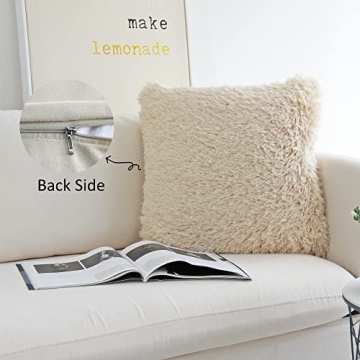 Luxury Soft Faux Fur Pillow Covers for Home Decor