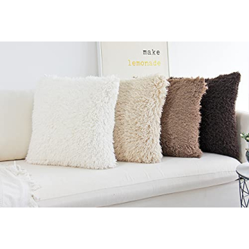 Luxury Soft Faux Fur Pillow Covers for Home Decor