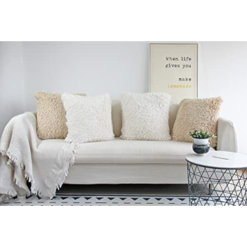 Luxury Soft Faux Fur Pillow Covers for Home Decor