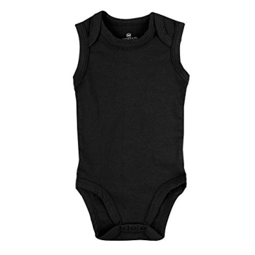 HonestBaby Organic Cotton Sleeveless Bodysuits for Infants
