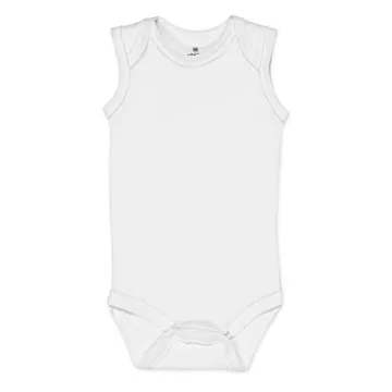 HonestBaby Organic Cotton Sleeveless Bodysuits for Infants
