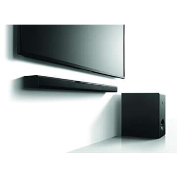 Yamaha YAS408BL Soundbar 3D Surround Sound with DTS Virtual:X