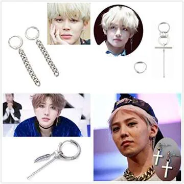 PPX Dangle Earrings Set 6 Pieces in Elegant Box