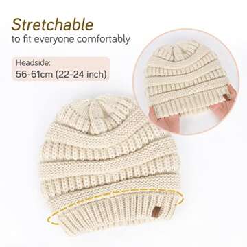 Satin Lined Winter Beanie for Women | FURTALK Beanies