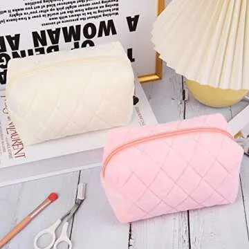 SOIDRAM Makeup Bag Travel Organizer Stylish & Spacious