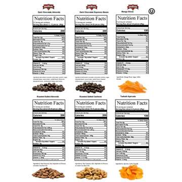 Gourmet Chocolate Nuts & Dried Fruit Gift Tray 6-Pt