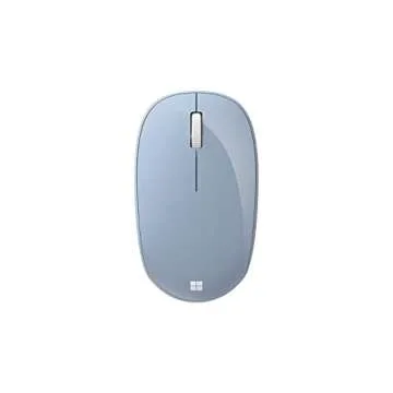 Microsoft Bluetooth Mouse - Pastel Blue, Wireless, Eco-Friendly Design, Perfect for Everyone