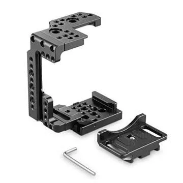SMALLRIG Quick Release Half Cage for Sony A7R III/A7 III/A7 II/A7R II/A7S II, QR Plate for Manfrotto 501PL System - 2098