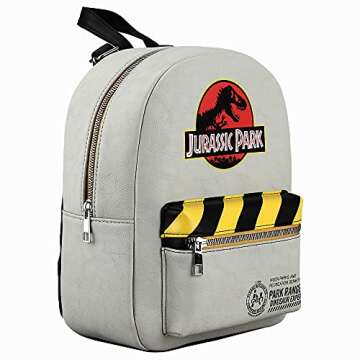 Jurassic Park Grey Mini Backpack for All Fans