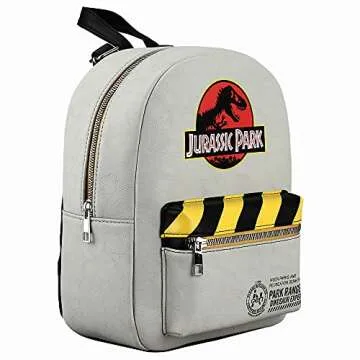 Jurassic Park Grey Mini Backpack for All Fans