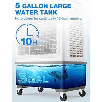 AOLOS Portable Evaporative Cooler for Summer Relief