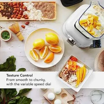 KitchenAid K400 Variable Speed Blender with Tamper - KSB4028 - Contour Silver, 56 ounces