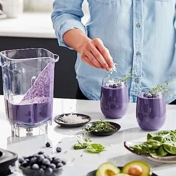 KitchenAid K400 Variable Speed Blender with Tamper - KSB4028 - Contour Silver, 56 ounces