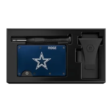 The Ridge Dallas Cowboys Wallet - Slim, RFID Safe, Minimalist Design