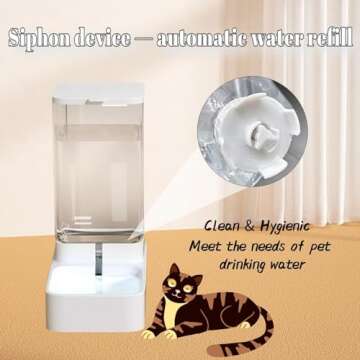 Hamiledyi Automatic Dog Feeder & Water Dispenser Set