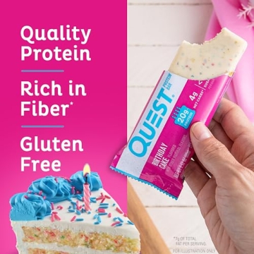 Quest Birthday Cake Protein Bars - High Protein Low Carb