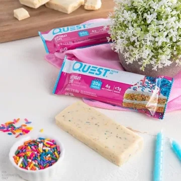 Quest Birthday Cake Protein Bars - High Protein Low Carb