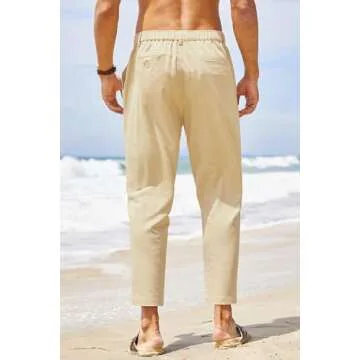 Shop COOFANDY Men's Lightweight Elastic Waist Pants