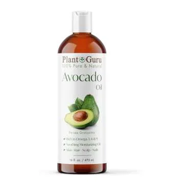 Carrier Oil Variety Set 16 oz Cold Pressed 100% Pure Natural Almond, Avocado, Coconut Fractionated, Grapeseed. For Aromatherapy Essential Oils, Skin & Hair Growth Moisturizer. Perfect for Body Massage