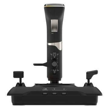 Turtle Beach VelocityOne Flightstick Universal Simulation Controller Joystick for Air & Space Combat Simulation - Xbox Series X, Xbox Series S, Xbox One, Windows 10, and Windows 11 PCs