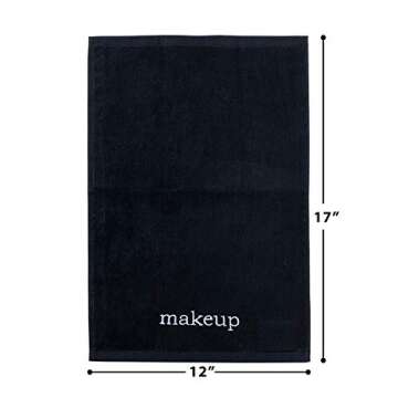 Truly Lou Luxury Black Makeup Removal Towel Set | 4 Pack
