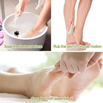 Natural Pumice Stone Set for Foot and Hand Care