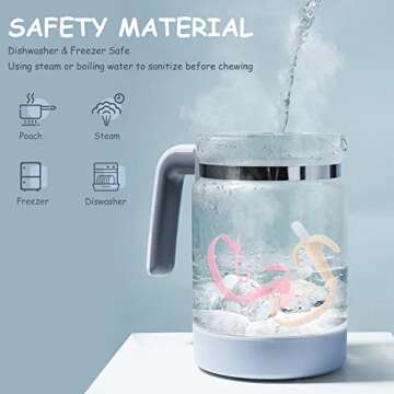 SHARE&CARE Baby Banana Teether and Toothbrush for Infants