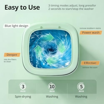 Portable Washing Machine for Small Spaces and Travel - 16L Size