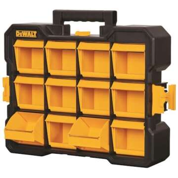 Dewalt Flip Bin Organizer for Small Parts Storage