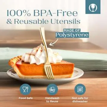 Posh Setting Gold Plastic Mini Forks for Elegant Events