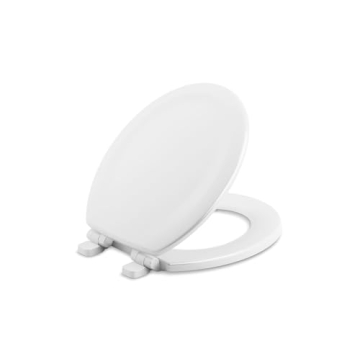 KOHLER Stonewood Quiet-Close Toilet Seat for Peaceful Bathrooms