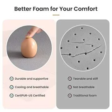 BedStory Tri Folding Mattress with Carry Case 4 Inch Queen Size, Pain-Relief 38D Foam Foldable Mattress, Trifold Mattress Topper Floor Non-Slip Guest Bed, Machine Washable Cover, CertiPUR-US Certified