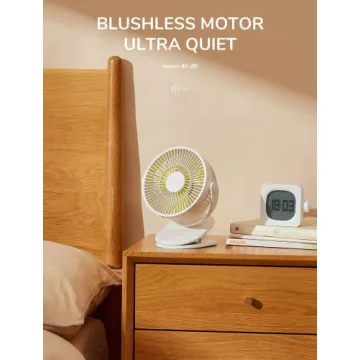 JISULIFE Baby Stroller Fan - Portable & Quiet with 4 Speeds