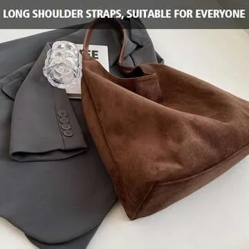 Stylish & Versatile Suede Handbag for Women