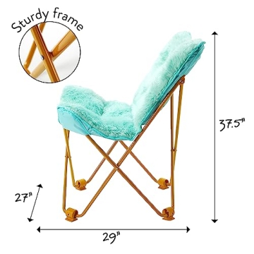 Stylish Urban Lifestyle Mongolian Butterfly Chair Mint