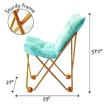 Stylish Urban Lifestyle Mongolian Butterfly Chair Mint