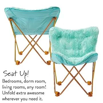 Stylish Urban Lifestyle Mongolian Butterfly Chair Mint
