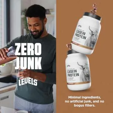 Levels 100% Micellar Casein Protein, Hormone Free, Chocolate, 2LB