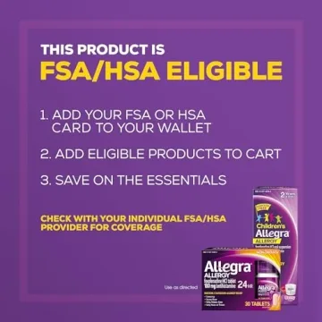 Allegra Non-Drowsy Antihistamine 180mg for 24HR Relief