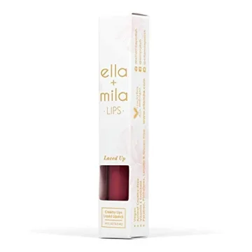 Laced Up Nude Mauve Pink Liquid Lipstick by ella+mila