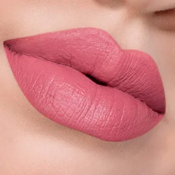 Laced Up Nude Mauve Pink Liquid Lipstick by ella+mila