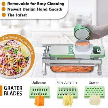 Durable Stainless Steel Vegetable Chopper with 8 Blades