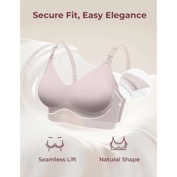 Momcozy Seamless Nursing Bra - Comfort & Style for Moms